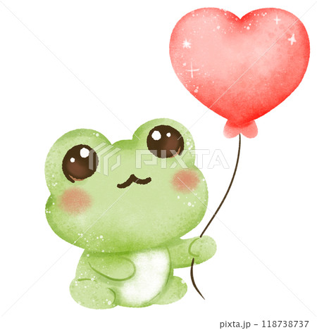 A watercolor hand drawn cute illustration for love valentines day invitations greetings heart printable a frog holding a heart shaped balloon A watercolor hand drawn cute illustration for love valentines day invitations greetings heart printable a frog holding a heart shaped balloon 118738737