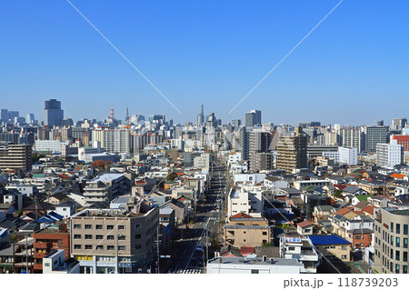 名古屋市千種区街並み 118739203