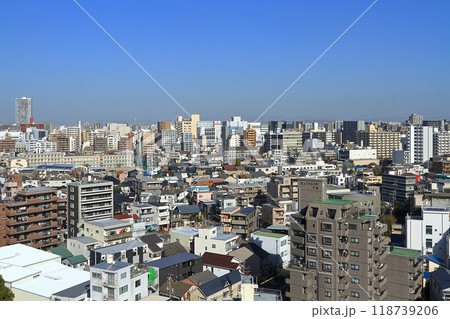 名古屋市千種区街並み 118739206