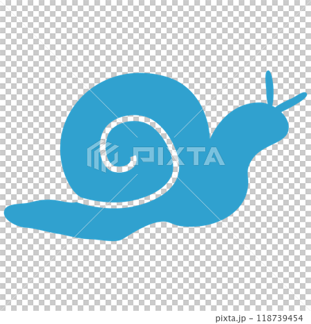 Illustration of a simple snail 118739454