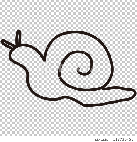 Illustration of a simple snail 118739456