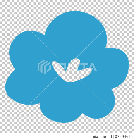 Simple flower illustration 118739461