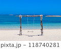 沖縄県南城市のあざまサンサンビーチにあるブランコ2 118740281