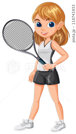 Young Female Tennis Player Young Female Tennis Player 118741933