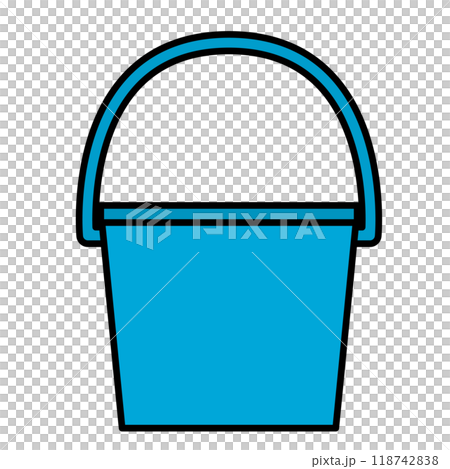 A simple illustration of a bucket 118742838