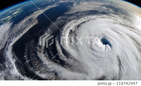 巨大台風 118742947