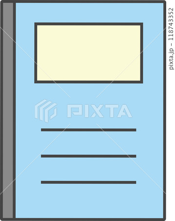 かわいいノートのイラスト 118743352