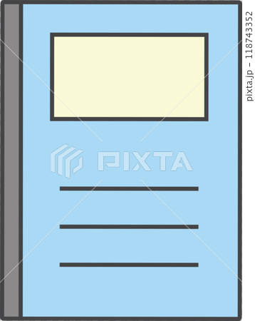 かわいいノートのイラスト 118743352