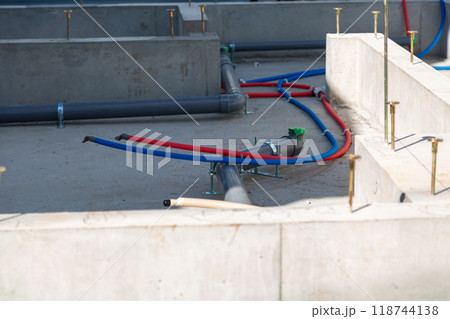 コンクリート 建築現場 コンクリート 建築現場 118744138