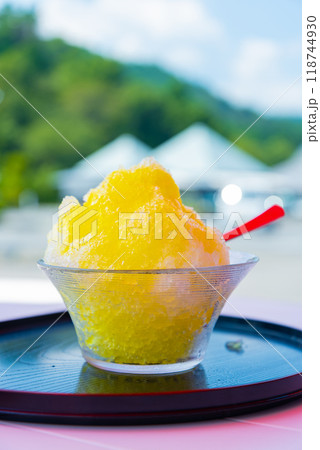 昔ながらのかき氷 118744930