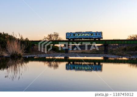 静岡県掛川市本郷　天竜浜名湖鉄道と沿線の風景 118745012