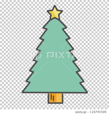 Christmas tree fir tree illustration 118745509