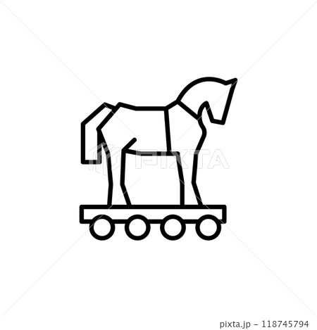 Trojan Horse icon Trojan Horse icon 118745794