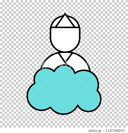 死者的簡單向量圖示說明 死者的簡單向量圖示說明 118746043