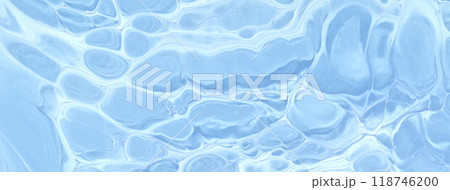 Abstract fluid art background light blue and white colors. Liquid marble. Acrylic painting on canvas with denim gradient Abstract fluid art background light blue and white colors. Liquid marble. Acrylic painting on canvas with denim gradient 118746200