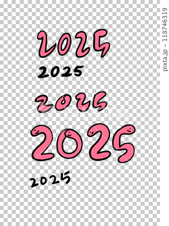 2025 New Year's card New Year's greeting material 2025 New Year's card New Year's greeting material 118746319
