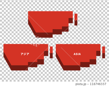 亞洲3D簡易地圖套裝_直紅 118746337