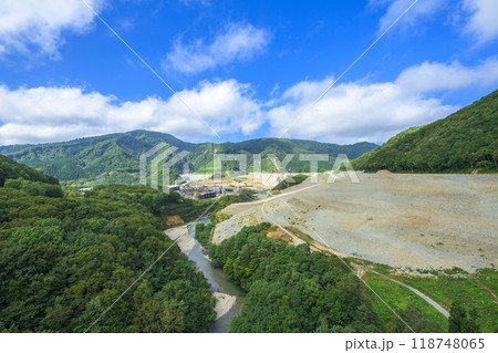 2024年9月ダム工事現場 夢仙人大橋より 秋田県 2024年9月ダム工事現場 夢仙人大橋より 秋田県 118748065