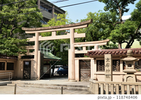 坐摩神社(鳥居) 【大阪府大阪市中央区】 坐摩神社(鳥居) 【大阪府大阪市中央区】 118748406