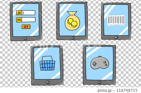 Loose and simple smartphone set 3 - solid color 118748715