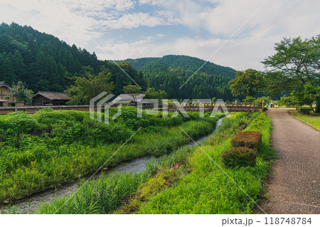 福井 一乗谷朝倉氏遺跡の風景 118748784