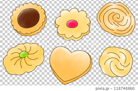 Loose and simple cookie set 2 Analog style Loose and simple cookie set 2 Analog style 118748860