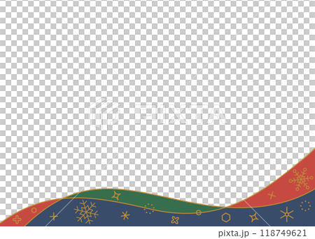 雪花裝飾框,冬季形象設計,聖誕色彩 雪花裝飾框,冬季形象設計,聖誕色彩 118749621