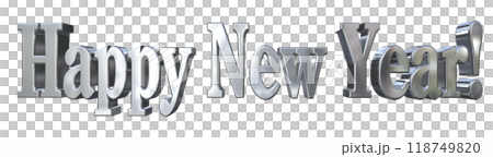 3DCG角色「新年快樂/新年快樂」銀、銀 118749820