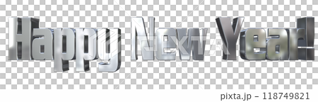 3DCG角色「新年快樂/新年快樂」銀、銀 118749821