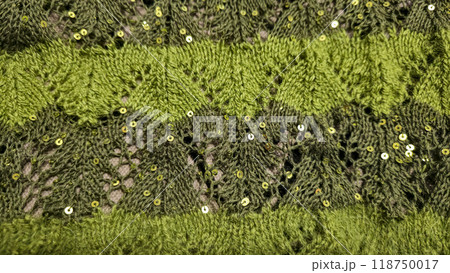 Handmade knitted items. Knitted fabric made of colored threads. cardigan pattern 118750017