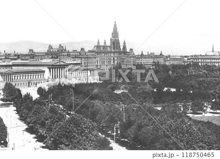 エッチング オーストリア ウィーンの街並 額装 エッチング オーストリア ウィーンの街並 額装 オーストリアの