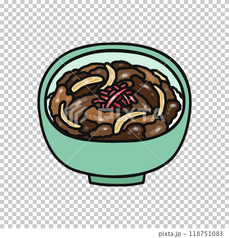 beef bowl  118751083