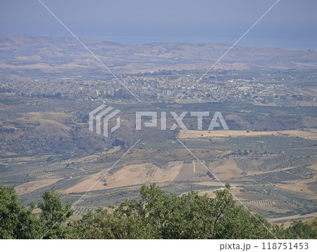 View on Ribera in the south of Sicily, Italy 118751453