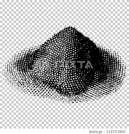 粉状の香辛料の銅版画のベクターイラスト。 118751602