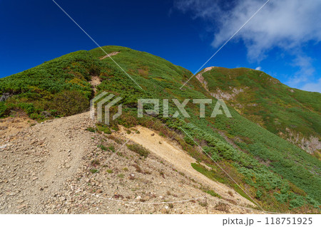 百名山斜里岳登山　登山道からの絶景　北海道道東 118751925