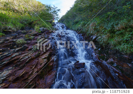 百名山斜里岳登山　登山道からの絶景　北海道道東 118751928