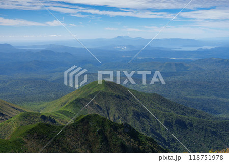 百名山斜里岳登山 山頂からの絶景 北海道道東オホーツク 百名山斜里岳登山 山頂からの絶景 北海道道東オホーツク 118751978