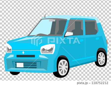 軽自動車 水色アルト 軽自動車 水色アルト 118752212