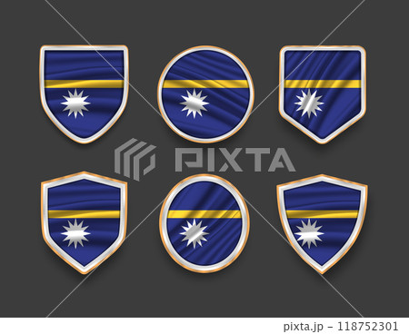set of flags in frames with various frame shapes set of flags in frames with various frame shapes 118752301