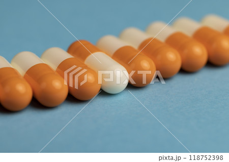 therapeutic medical remedies in the form of gelatin capsules therapeutic medical remedies in the form of gelatin capsules 118752398