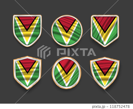 set of flags in frames with various frame shapes set of flags in frames with various frame shapes 118752478