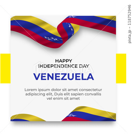 social media post templates with the theme of world countries' independence day 118752946