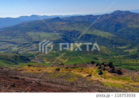 大雪山旭岳登山　紅葉の日本百名山　北海道の絶景 118753038