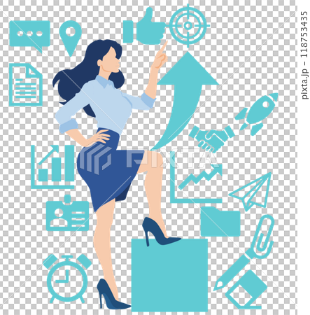 Illustration of a roadmap to achieving your goals Illustration of a roadmap to achieving your goals 118753435