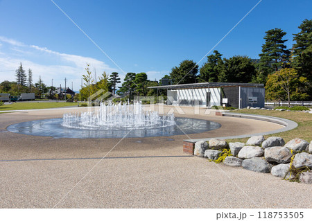 長野市城山公園の噴水 118753505