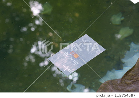 〈島根県〉八重垣神社　鏡の池占い 118754397