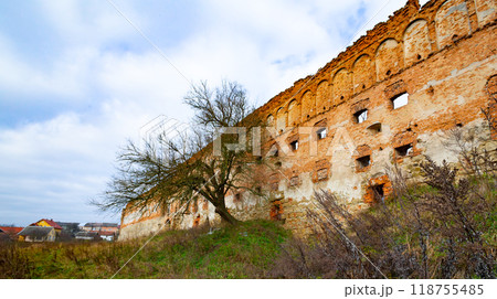 Stare Selo Old village Castle, Lviv region, Ukraine. Castle in the Stare Selo old village near the Lviv in western Ukraine 118755485