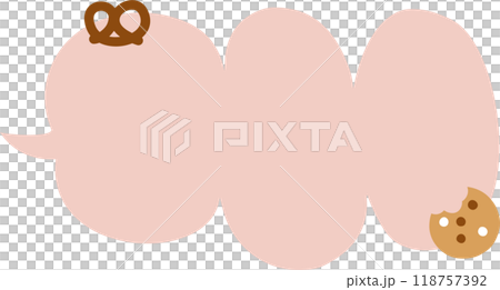 Cute hand draw pink color pretzel and cookies speech bubble balloon icon sticker memo keyword planner text box banner, flat png transparent element design Cute hand draw pink color pretzel and cookies speech bubble balloon icon sticker memo keyword planner text box banner, flat png transparent element design 118757392