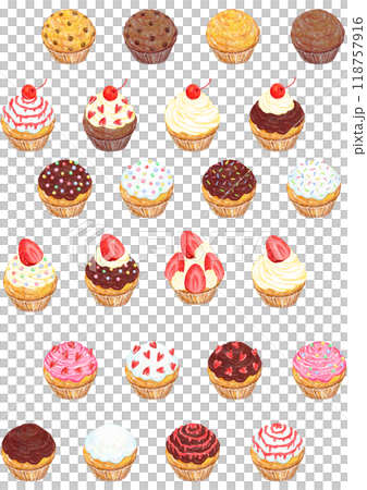 カップケーキ_いっぱい 118757916