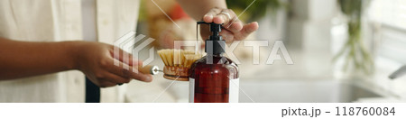 Filling Soap Dispenser with Eco-friendly Liquid Filling Soap Dispenser with Eco-friendly Liquid 118760084